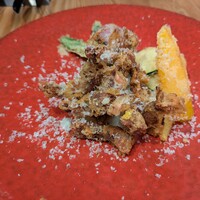 魚タリアン YO - ホタルイカと冬野菜のフリット　パルメザンチーズをかけて