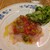 魚タリアン YO - 料理写真:鮮魚のカルパッチョ　魚醤とパプリカのドレッシング