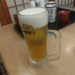 すし江戸 - 生ビール