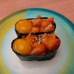 すし江戸 - サーモンユッケ