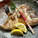 築地寿司清 - 鯛のカマ焼き❗️