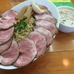 俺のラーメン あっぱれ屋 - スーパーつけ麺タイプⅡチャーシュートッピング1250円