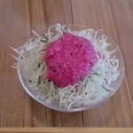 実身美 sangmi サンミ - ｷｬﾍﾞﾂのｻﾗﾀﾞ ﾄﾞﾗｺﾞﾝﾌﾙｰﾂと宮古味噌の酵素ﾄﾞﾚｯｼﾝｸﾞ