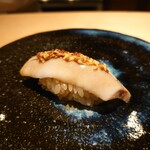 すし 波良 - 銚子 イワシ、粒マスタード