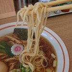 中華そば たびと - 麺です。