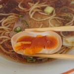 中華そば たびと - 味玉です。
