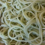 竹老園 - 蕎麦アップ…緑ですね～