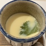 天扇 - 茶碗蒸し　中には隠し味が