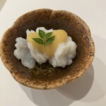 天扇 - 鱧の湯引きから