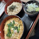 志まむら - 料理写真:かつ丼もりそばセット