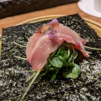 やきとり松里 - もも肉生ハム