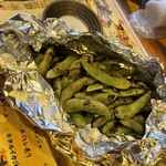 銀しゃり ろばた 変化球 - 焼き枝豆！味が濃ゆい❤︎