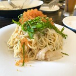 ピッツエリアバール　CACTUS　D'ORO - ・アオリイカと明太子の冷製生パスタ〜大葉ととびこ添え〜（乾麺に変更）