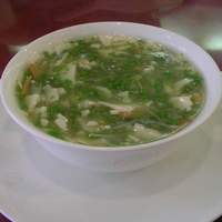 華正樓 新館 - 海鮮の塩味スープ