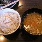 Katsumasa - 麦ご飯と豚汁