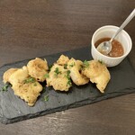 ベルギー食堂 どうくつ - 穴子新玉葱のベニエ