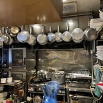 アンティカ オステリア ゴンドレッタ - カウンター席からの眺め