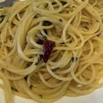 きてかーな - ニンニクと大葉のペペロンチーノ