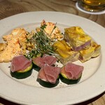 シェフの肉料理と花畑牧場チーズ Selection 名古屋駅店 - 前菜
