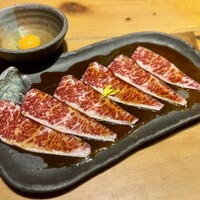 吟味屋 天満店 - うす切りロースすき焼風