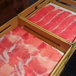 美山 - 豚肉と牛肉