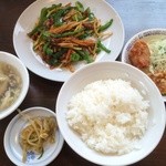 白鳳 - チンジャオロース定食