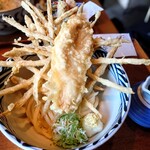 増田うどん - ごぼ天ぶっかけ 冷 ＋とり天