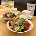 ハタケカフェ - セットサラダ