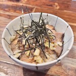 中華そば 幻六 - あわ雪ポークの焼豚めし¥430