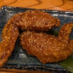 うまかもん博多酒場 - 手羽先唐揚げ