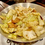湖南人家 - 20250717キャベツと豚肉炒め鍋1,518円