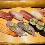 しほう田 - にぎり　巻物初めての穴子