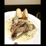 ブラマソーレ - 骨付き仔牛ロースのグリル　　choiceーゴルゴンゾーラソースで〜　byまみこまみこ