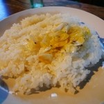 スパイスカフェ - ライス普通盛り（ココナッツ・チキンの方）