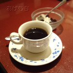 薩貴亭 - 食後のコーヒーとデザート