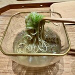 末冨 - オクラとじゅん菜のお蕎麦