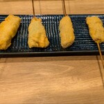 麦酒＆串カツ 豊穣 - 牛、豚ヘレ