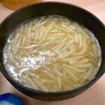 さかな亭 - (ﾗﾝﾁ) 味噌汁　2025.6.26