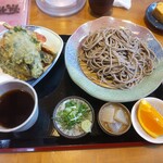 香乃庵 - もり蕎麦華満開セット