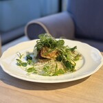 Ron Herman cafe - 鱈のグリル
      ポルチーニチーズリゾット添え