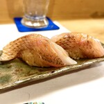 穴子料理と地酒 浅草 川井 - のどぐろの握り　おかわり