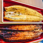 鰻の三谷 - 料理写真:白焼きと蒲焼き