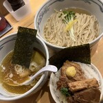 らーめん いまるや - 釜揚げ塩つけ麺＆角煮ごはん