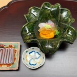 徳ㇵ本也 - キジハタ　雲丹　オクラ