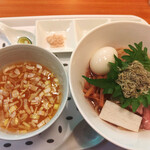 おなかの友達 萬来 - 梅昆布水つけ麺（塩）