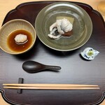 徳ㇵ本也 - 鱧チリ　冬瓜と梅干し