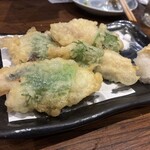 うまいもん 魚河岸屋 - アジしそ巻き天
