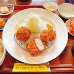 ニューフリッツ田ノ上 - ミックスフライ定食