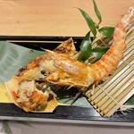 ふく亭 - 車海老‼️と甘鯛と鰻盛り合わせ