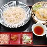 びんぐし湯さん館 - おしぼり御膳うどん1200円